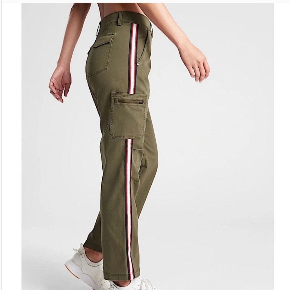 Athleta Summit Cargo Pants Green Size 4, EUC